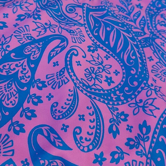 WILD FABLE WOMEN'S PAISLEY PRINT LOW-RISE CHEEKY HIGH LEG BIKINI BOTTOM XL(16) - Picture 6 of 8